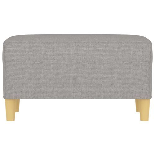 Banc Gris clair 70x35x41 cm Tissu - Photo n°3; ?>