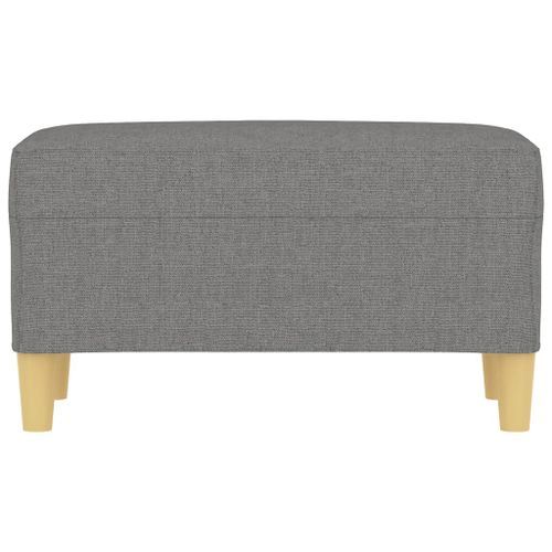 Banc Gris foncé 70x35x41 cm Tissu - Photo n°3; ?>