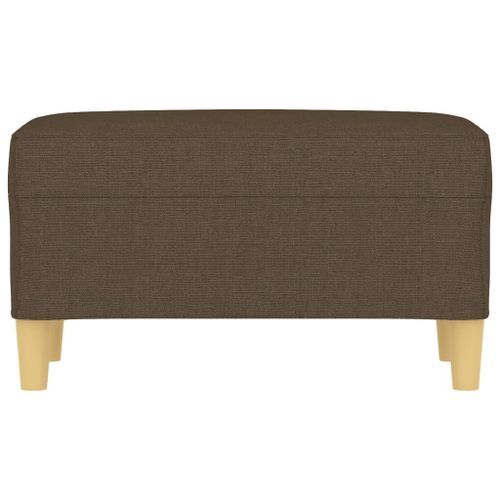 Banc Marron 70x35x41 cm Tissu - Photo n°3; ?>