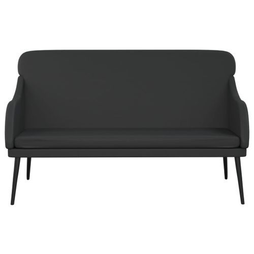 Banc Noir 110x76x80 cm Similicuir - Photo n°3; ?>