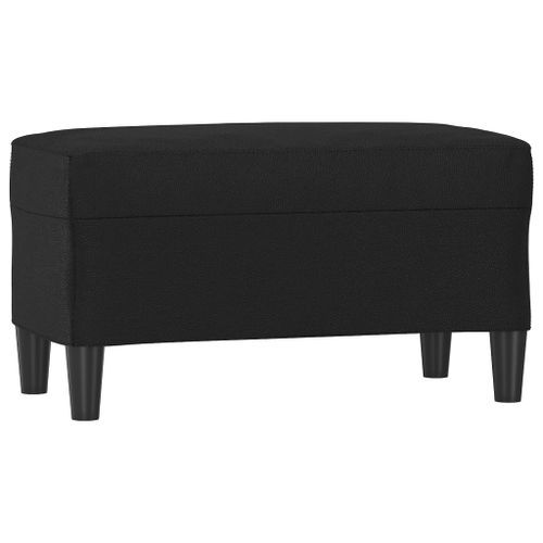 Banc Noir 70x35x41 cm Similicuir - Photo n°2; ?>