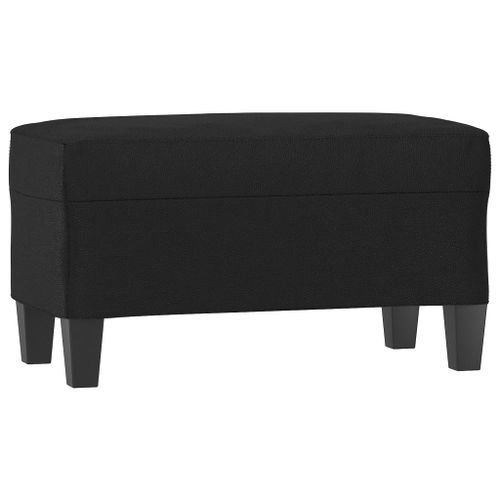 Banc Noir 70x35x41 cm Similicuir - Photo n°2; ?>