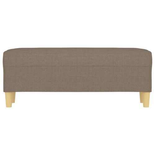 Banc Taupe 100x35x41 cm Tissu - Photo n°3; ?>