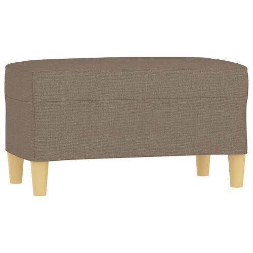 Banc Taupe 70x35x41 cm Tissu - Photo n°2; ?>