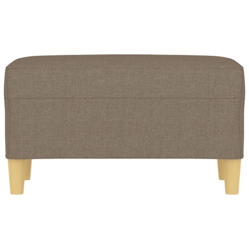 Banc Taupe 70x35x41 cm Tissu - Photo n°3; ?>