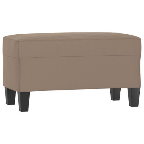 Banc Taupe 70x35x41 cm Tissu microfibre - Photo n°2; ?>