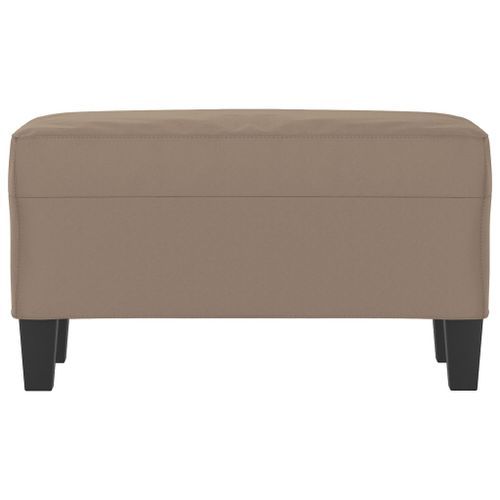 Banc Taupe 70x35x41 cm Tissu microfibre - Photo n°3; ?>