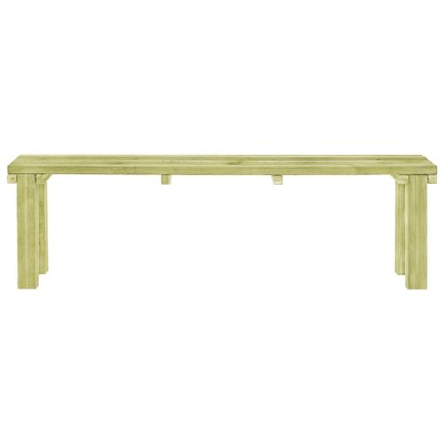Banquette de jardin 150x27,5x45 cm Pinède imprégnée - Photo n°2; ?>