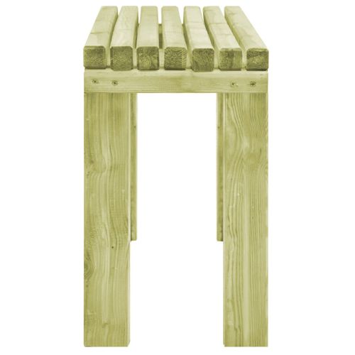 Banquette de jardin 150x27,5x45 cm Pinède imprégnée - Photo n°3; ?>