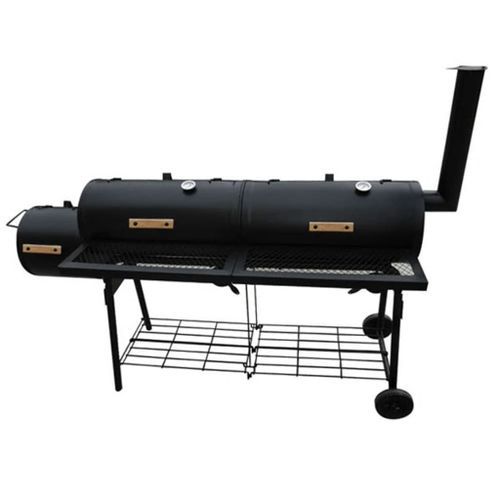 Barbecue à fumoir Nevada XL Noir - Photo n°2; ?>