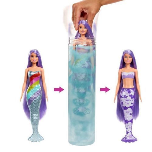 Barbie - Barbie Color Reveal Sirene - Poupée - Photo n°2; ?>