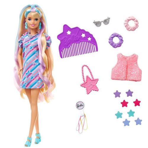 Barbie - Barbie Ultra-Chevelure Blonde - Poupée - 3 ans et + - Photo n°3; ?>