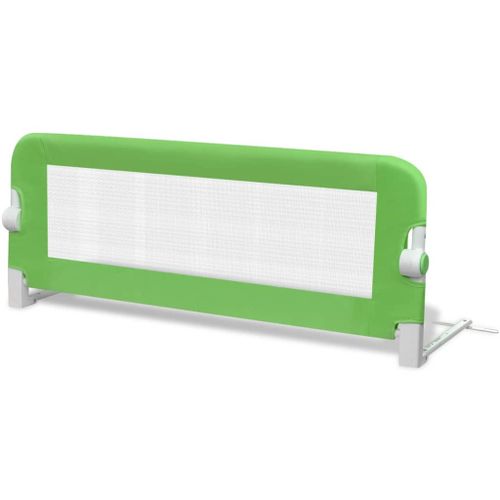 Barrière de lit de sécurité pour tout-petits 2pcs Vert 102x42cm - Photo n°3; ?>