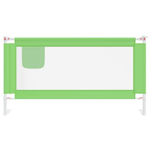 Barrière de sécurité de lit d'enfant Vert 160x25 cm Tissu - Photo n°3; ?>