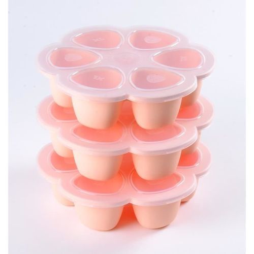 BEABA Multiportions silicone 6x150 ml pink - Photo n°3; ?>
