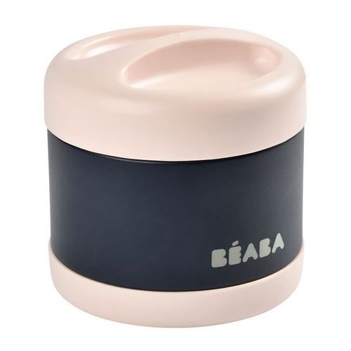 BEABA Portion de conservation inox isotherme 500 ml (light pink/night blue) - Photo n°2; ?>