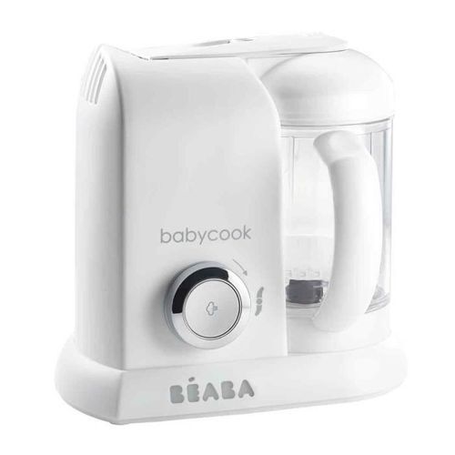 BEABA Robot Bébé Babycook Solo Blanc & Argent - Photo n°2; ?>