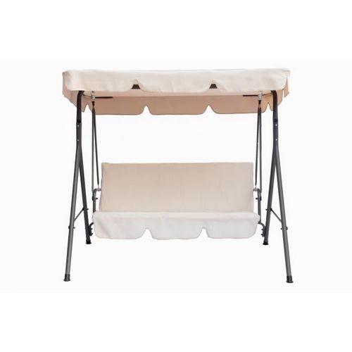 BEAU RIVAGE Balancelle de jardin Valaxa - 3 places - Beige - Photo n°3; ?>