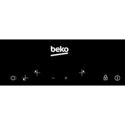BEKO - HIC63S - Table de cuisson vitrocéramique 60 CM - Double ring - Commandes sensitives - Sécurité enfant - Noir - Photo n°2; ?>
