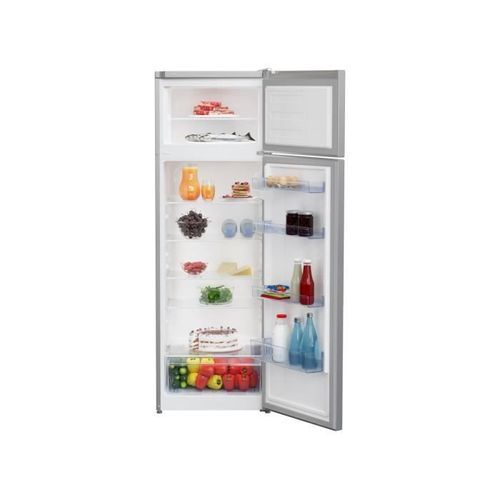 BEKO RDSA280K30SN Réfrigérateur congélateur haut - 250 L (204+46) - Froid statique - MinFrost - Gris acier - Photo n°3; ?>