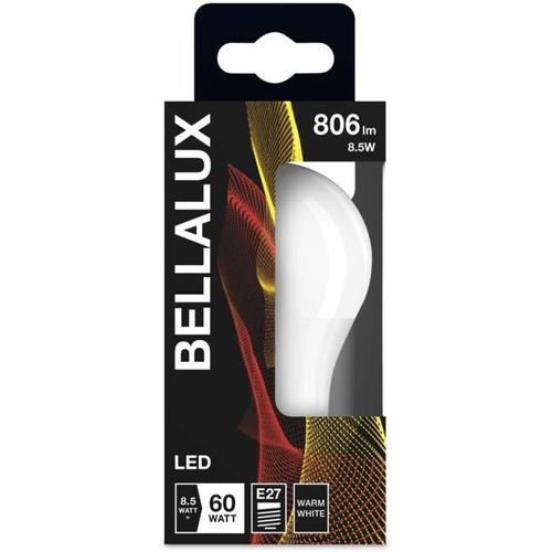 BELLALUX Ampoule LED Standard radiateur dép 8,5W=60 E27 ch - Photo n°3; ?>