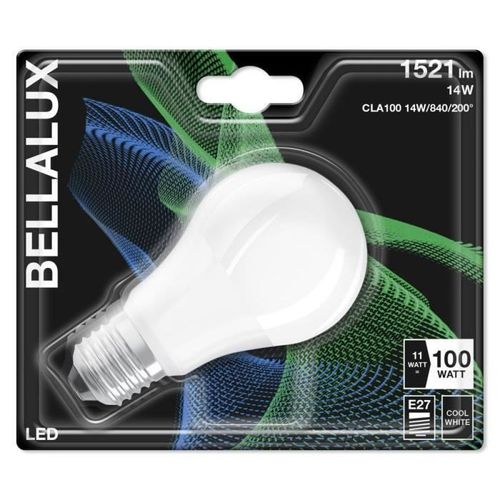 BELLALUX Lot de 6 Ampoules LED Standard verre dépoli 14W=100 E27 froid - Photo n°2; ?>