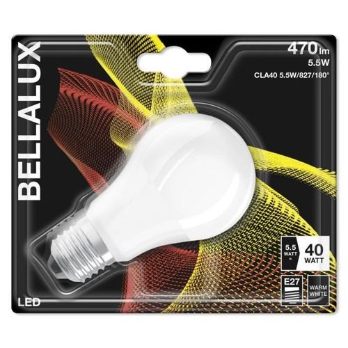 BELLALUX Lot de 6 Ampoules LED Standard verre dépoli 5,5W=40 E27 chaud - Photo n°2; ?>