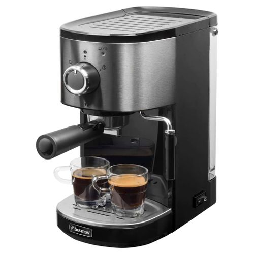 Bestron Machine à expresso AES800STE 1450 W Inox 1,25 L - Photo n°3; ?>