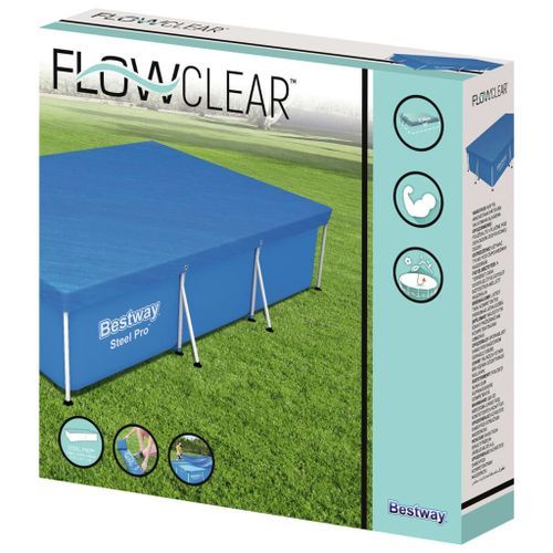 Bestway Couverture de piscine Flowclear 304x205x66 cm - Photo n°2; ?>