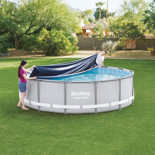 Bestway Couverture de piscine Flowclear 427 cm - Photo n°3; ?>