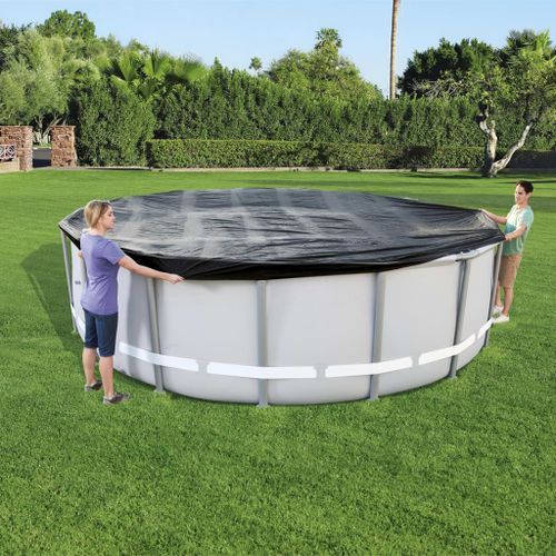 Bestway Couverture de piscine Flowclear 488 cm - Photo n°2; ?>