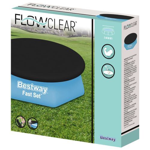 Bestway Couverture de piscine Flowclear Fast Set 240 cm - Photo n°3; ?>