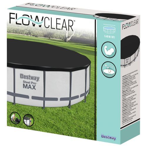 Bestway Couverture de piscine Flowclear Fast Set 555 cm - Photo n°2; ?>