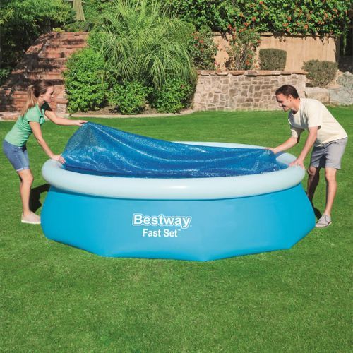 Bestway Couverture solaire de piscine Flowclear 305 cm - Photo n°3; ?>