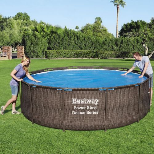 Bestway Couverture solaire de piscine Flowclear 356 cm - Photo n°3; ?>