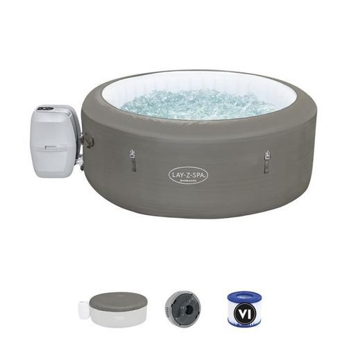 BESTWAY Spa gonflable Lay-Z-Spa - BARBADOS - 2/4 places 180 x 66 cm, 120 Airjet,app wifi, diffuseur Chemconnect - Photo n°3; ?>