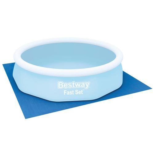 Bestway Tapis de sol pour piscine Flowclear 335x335 cm - Photo n°2; ?>