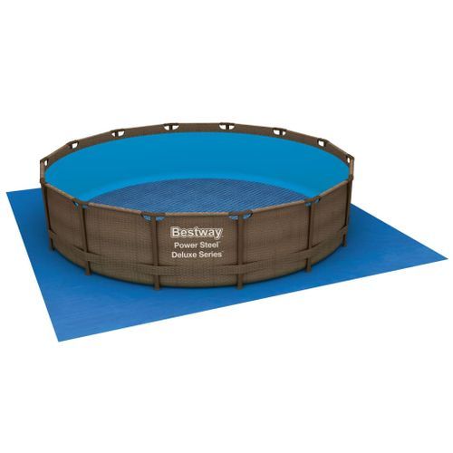 Bestway Tapis de sol pour piscine Flowclear 488x488 cm - Photo n°3; ?>