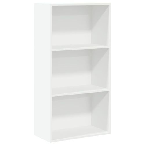 Bibliothèque blanc 60x30x114 cm bois d'ingénierie - Photo n°2; ?>