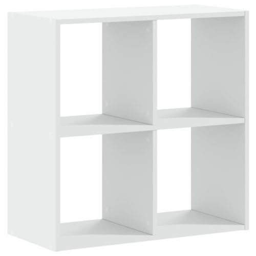 Bibliothèque blanc 68,5x32x68,5 cm bois d'ingénierie - Photo n°2; ?>