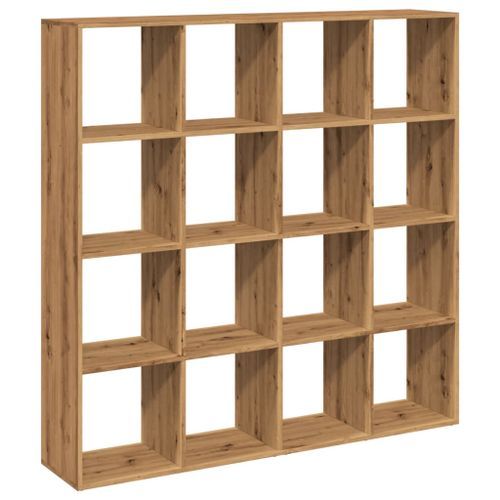 Bibliothèque chêne artisanal 102x29x143 cm bois d'ingénierie - Photo n°2; ?>