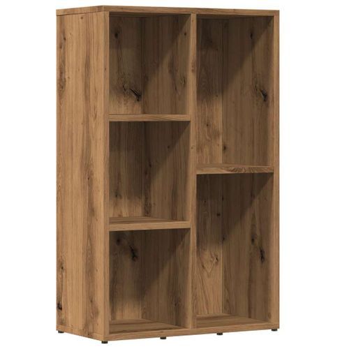 Bibliothèque chêne artisanal 45x25x80 cm bois d'ingénierie - Photo n°2; ?>