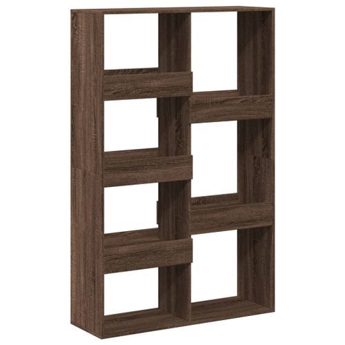 Bibliothèque chêne marron 100x33x155,5 cm bois d'ingénierie - Photo n°2; ?>