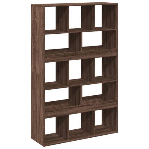 Bibliothèque chêne marron 100x33x156,5 cm bois d'ingénierie - Photo n°2; ?>