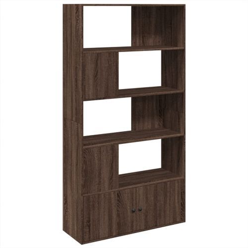 Bibliothèque chêne marron 100x36x189 cm bois d'ingénierie - Photo n°2; ?>