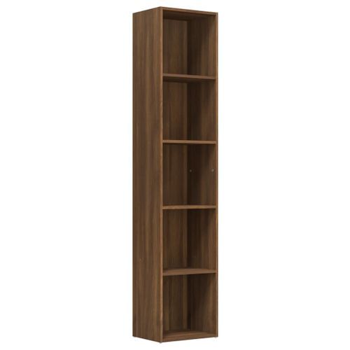 Bibliothèque Chêne marron 40x30x189 cm Bois d'ingénierie - Photo n°2; ?>