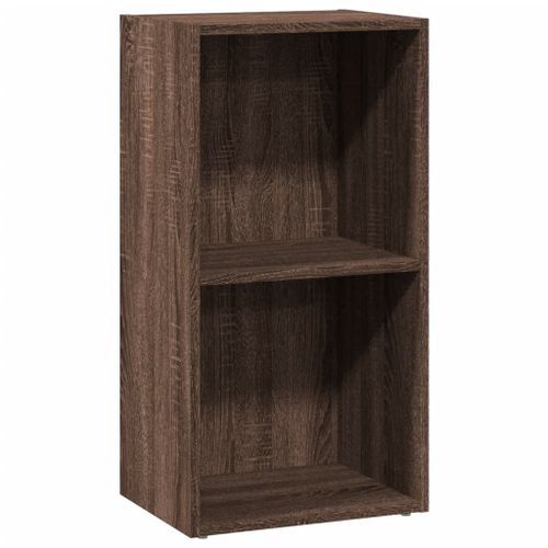 Bibliothèque chêne marron 40x30x77 cm bois d'ingénierie - Photo n°2; ?>