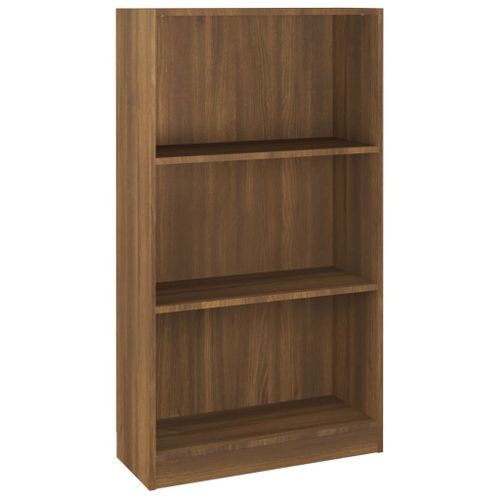 Bibliothèque Chêne marron 60x24x109 cm Bois d'ingénierie - Photo n°2; ?>