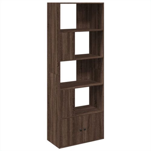 Bibliothèque chêne marron 70x36x189 cm bois d'ingénierie - Photo n°2; ?>