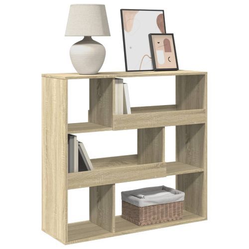 Bibliothèque chêne sonoma 100x33x94,5 cm bois d'ingénierie - Photo n°3; ?>